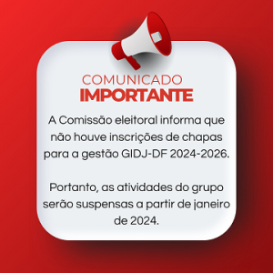 Ausência de inscrição de chapas