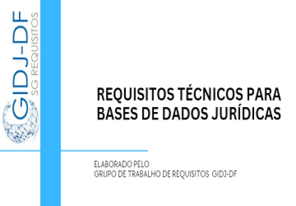 Requisitos técnicos para bases de dados jurídicas