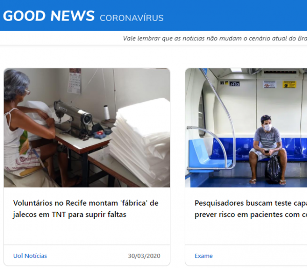 The Good News Corona Virus Notícias